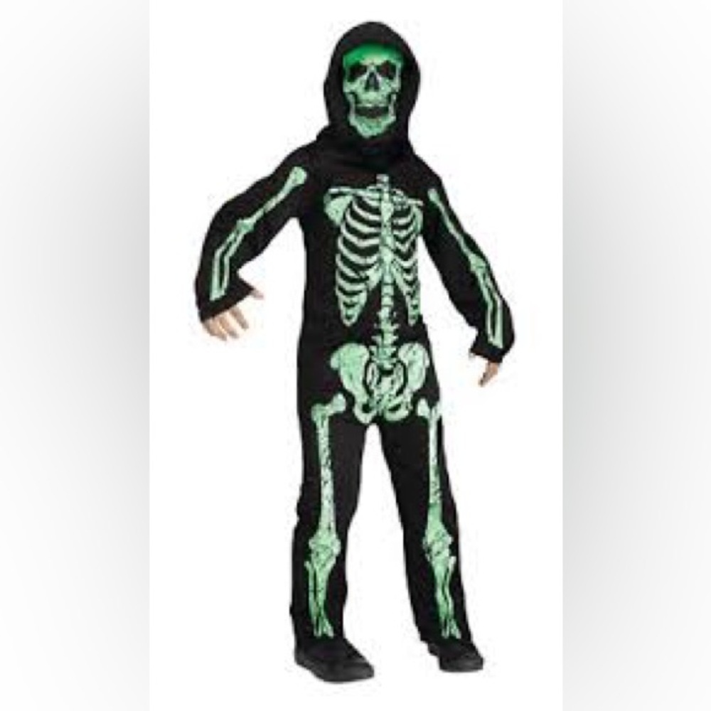Men's Glow-In-The-Dark Skeleton Costume